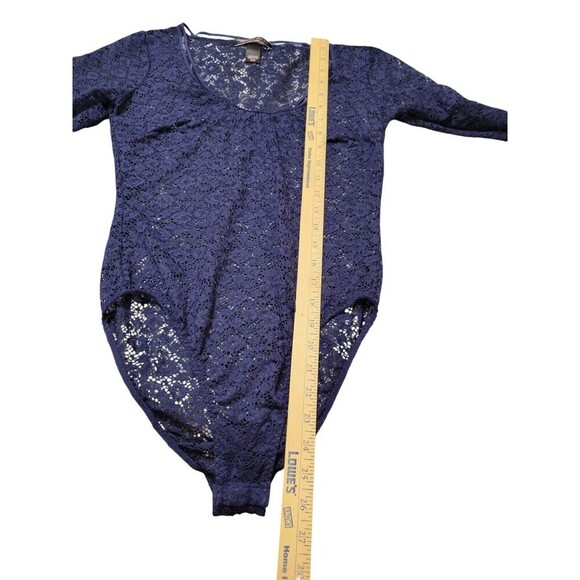 Victoria's Secret Deep Blue Lace Bodysuit - Picture 7 of 9